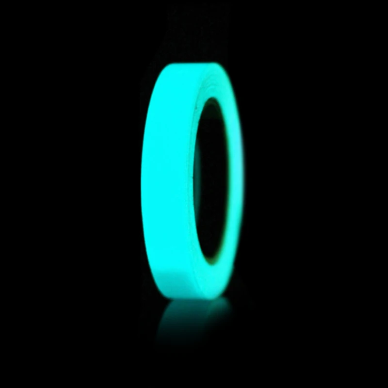 1m Glow In The Dark Warning Luminous Fluorescent Night Self-adhesive Sticker Safety Warning Decoration Home Kitchen