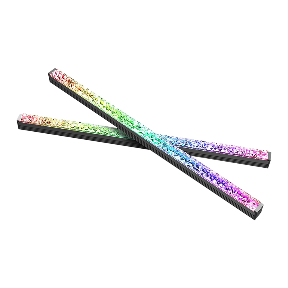 Moda argb led luz de tira 5v 3pin pequeno diamante magnético colorido atmosfera diy barra lâmpada para pc computador caso chassi
