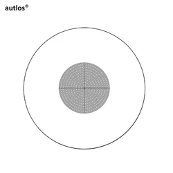 Koncentryczny mikrometr kołowy 921. Optyczne szkiełka laboratoryjna Siatka kalibracyjna do części mikroskopu laboratoryjnego optycznego