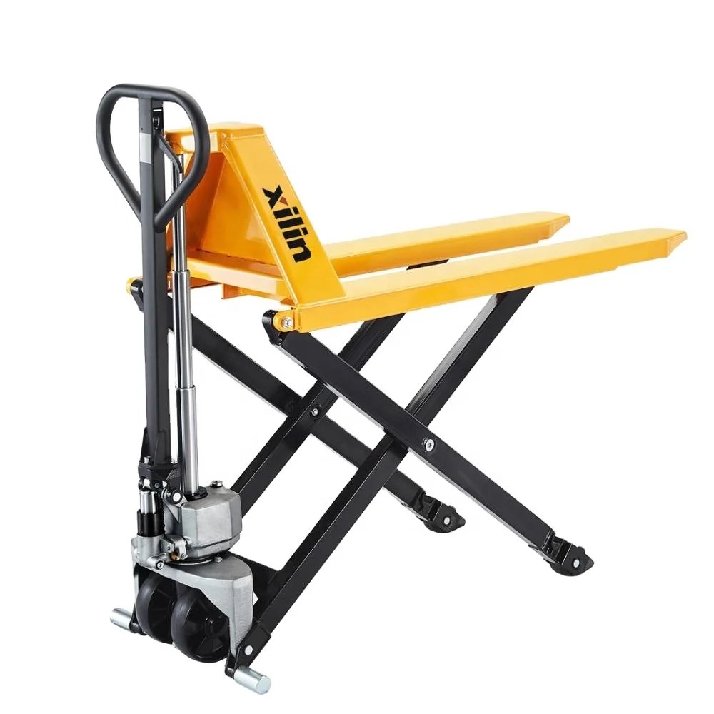 

【Best-selling】Xilin 2200lbs Manual Hydraulic High Scissor Lift Pallet Truck