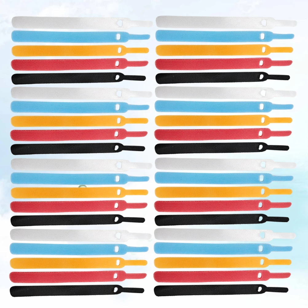 

100Pcs Reusable Cable Ties with Fastening Strong Nylon Wire Locks for Cord Storage Cable Organizer Data Line Keeper