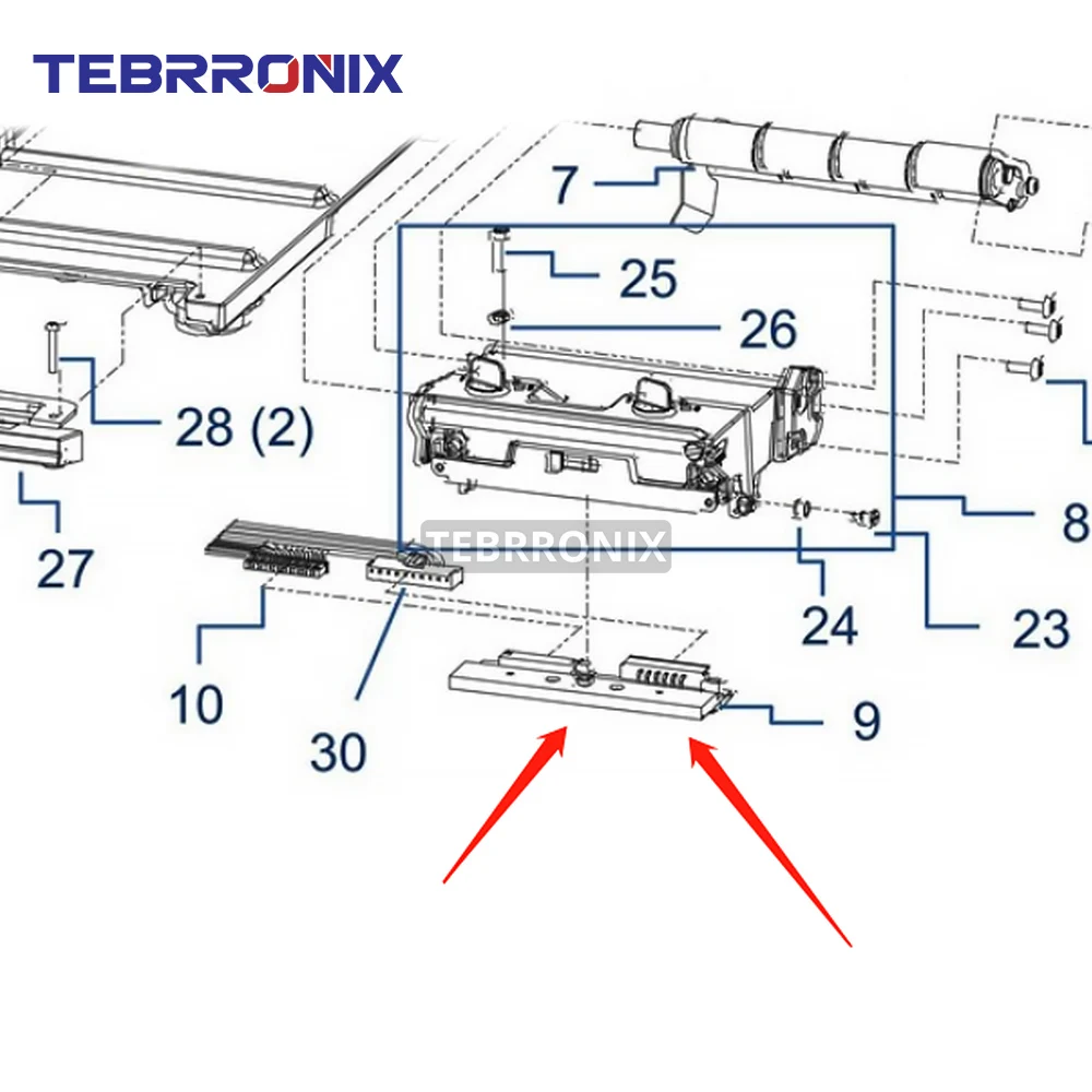 

Стандартная Печатающая головка для Printronix T6000, оригинальная печатающая головка