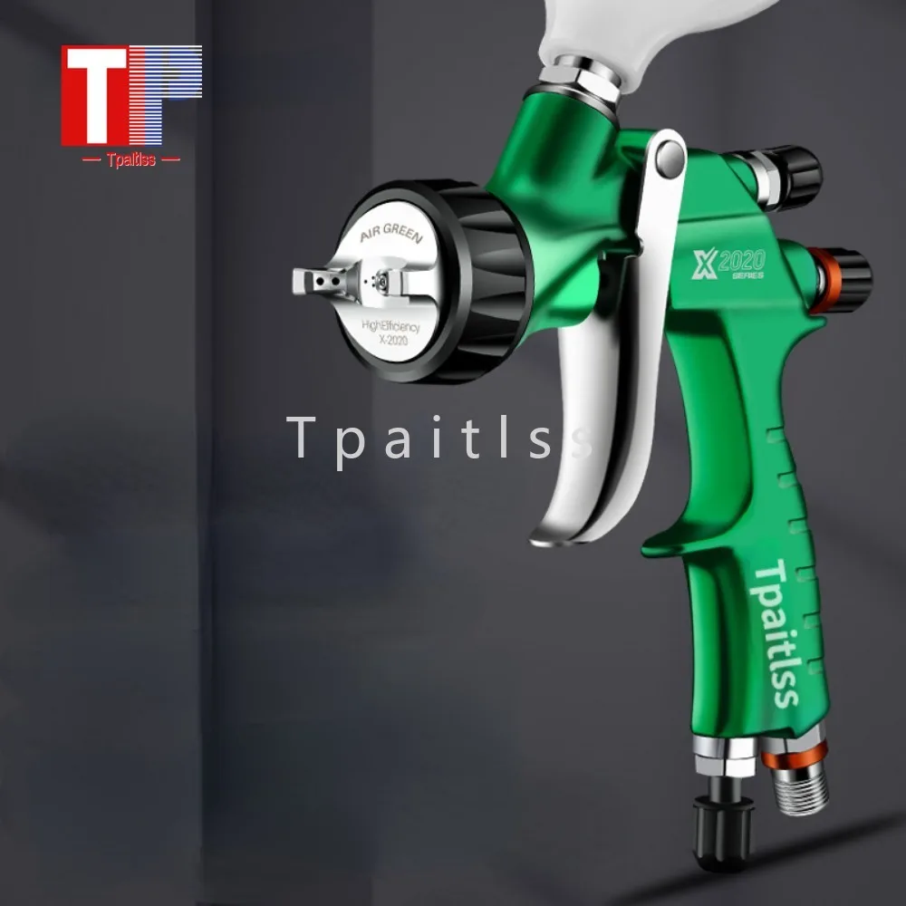 Tpaitlss Pneumatic Spray Gun Spray Tool 1.3mm for Car Topcoat Varnish for High Atomization Automobile 4S Shop.