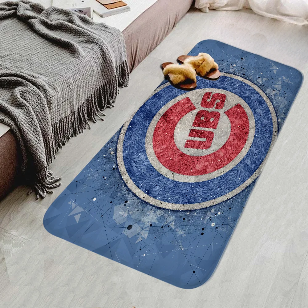 Home Rug Rug Choice Chicago Cubs Living Room Decoration Items Carpet Entrance of House Interior Entrance Mat Balcony Customize