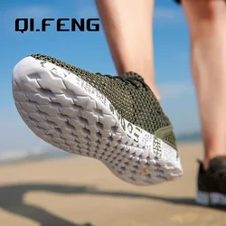 Men Aqua Shoes Summer Breathable Trekking Wading Beach Shoes Quick Drying Outdoor Fishing Wading Shoes Male Water Sneakers Light