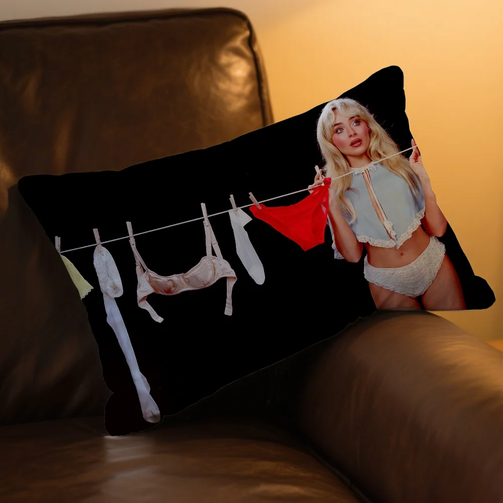 Sabrina Carpenter Man's Best Friend Rechteckige Kissenhülle mit Aufdruck, für Bett, Sofa, Zimmer, Heimdekoration, Kissenbezug – Detail 11