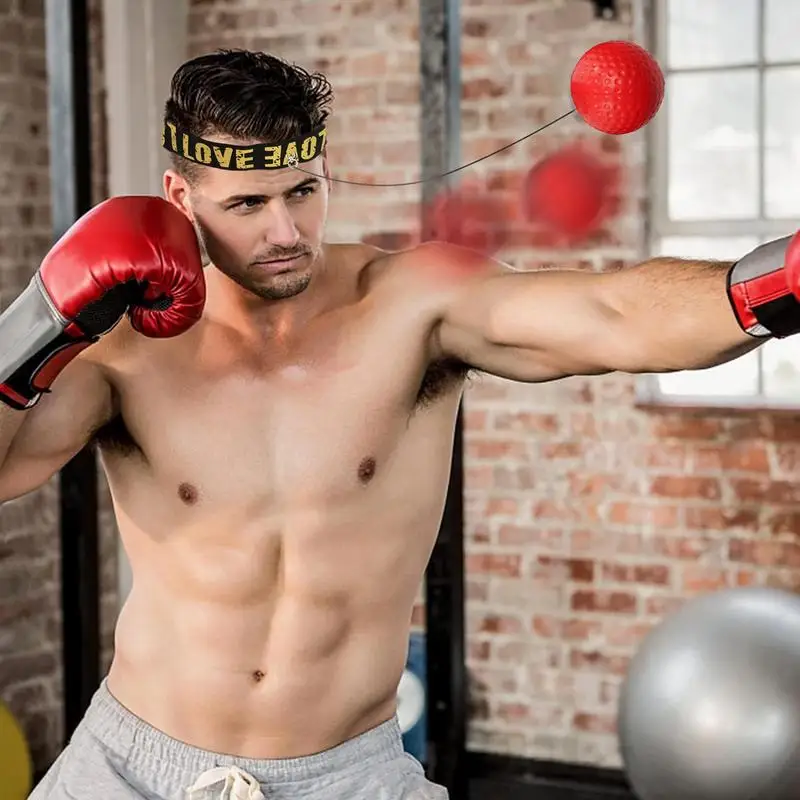 Boksreflexbal Boksen Reflex Snelheid Punchbal Verhogen Reactiekracht Handoogtrainingsset voor woonkamer Binnenplaats