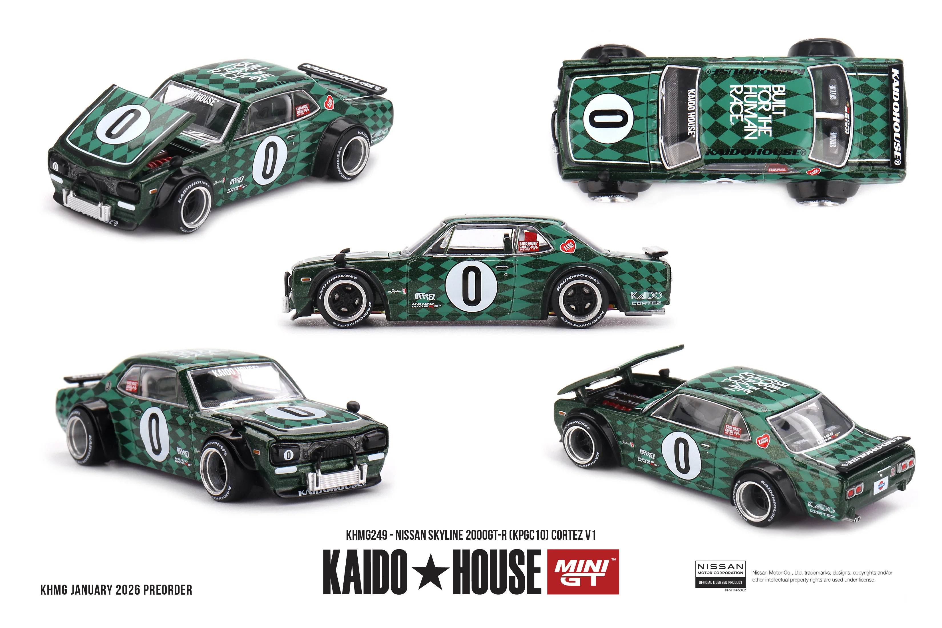Kaido House + MINIGT 1/64 Nissan Silvia S13-R Circuit Spec V1