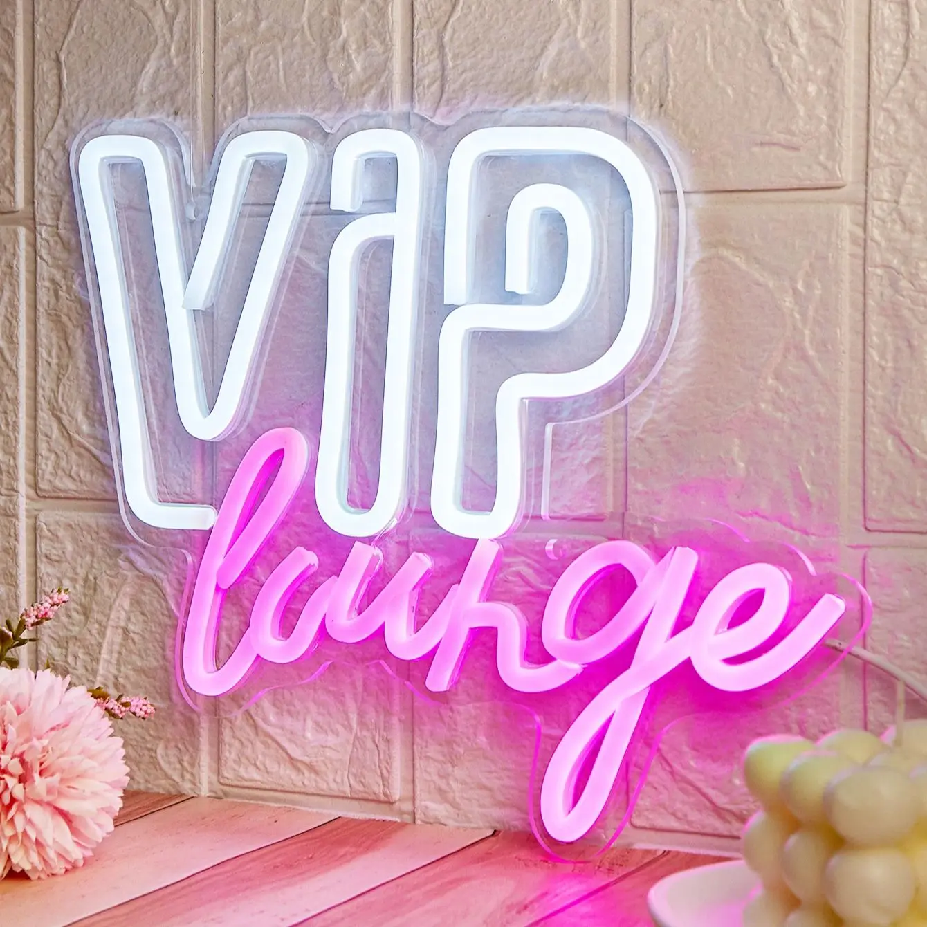 تشي باي LED النيون VIP صالة USB بالطاقة النيون علامات ضوء الليل ثلاثية الأبعاد جدار الفن غرفة نوم غرفة المعيشة مصباح ديكور علامات