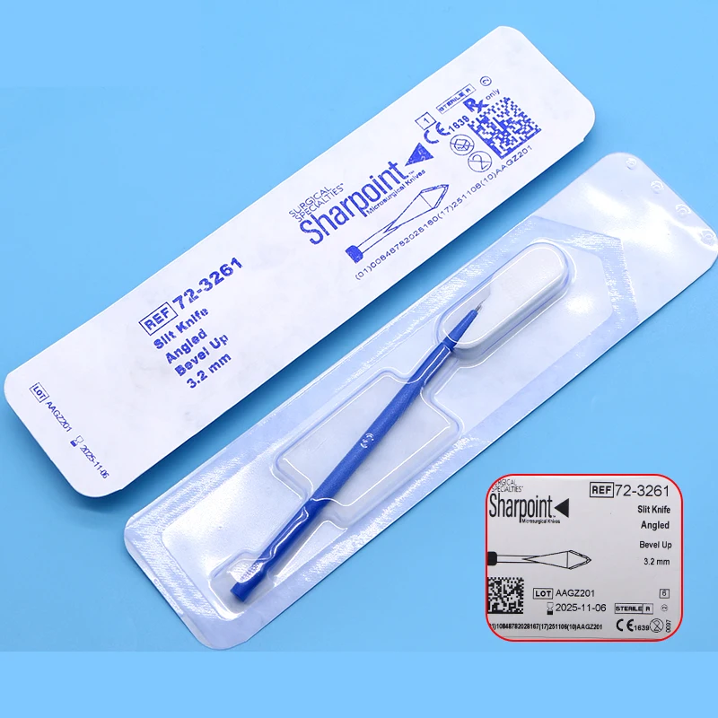 Microscopic U.S. Sharplight Ophthalmic Scalpel Imported Disposable Ophthalmic Scalpel 15 degrees 2.8