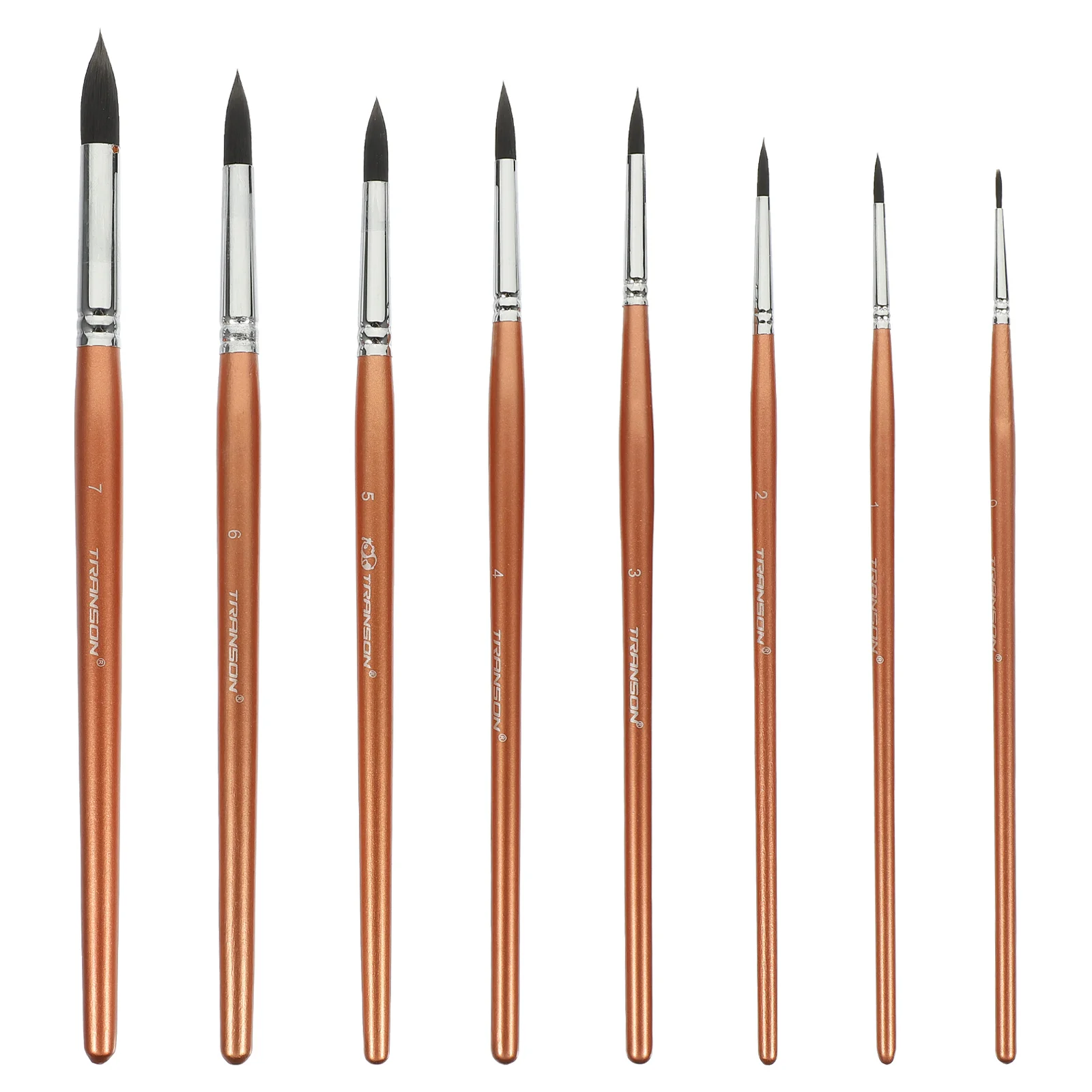 

8 Pcs Watercolor Brush Painting Accessory Paints Face Ergonomic Travel Wolf Hair Multi-function Pens