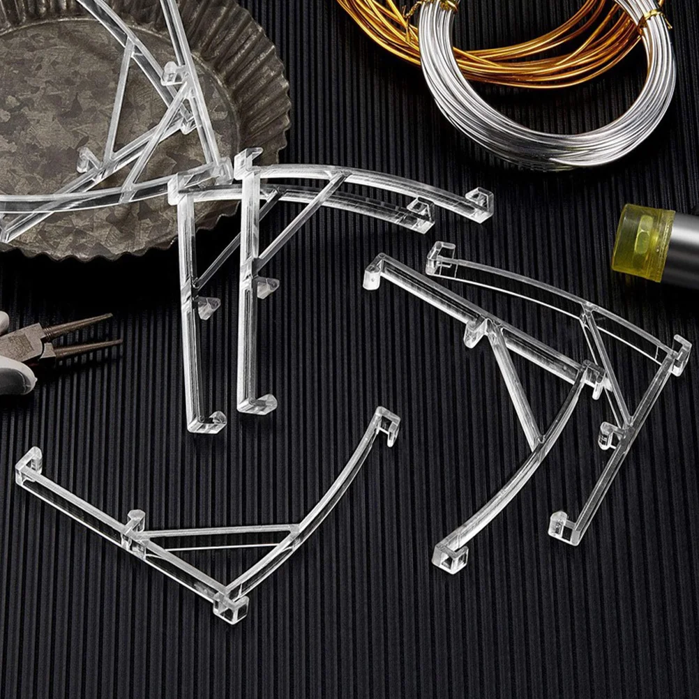 

4Pcs Window Valance Clips Transparent Replacement Blind Clamps Vertical Curtain Fixation Clips Clear Valance Clamp Accessories