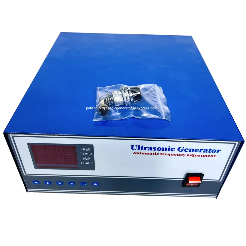 3000W Ultrasonic Generator Drive Power Supply For Engine Cylinder Block Carbon Remove Heavy Oil Cleaning Equipment