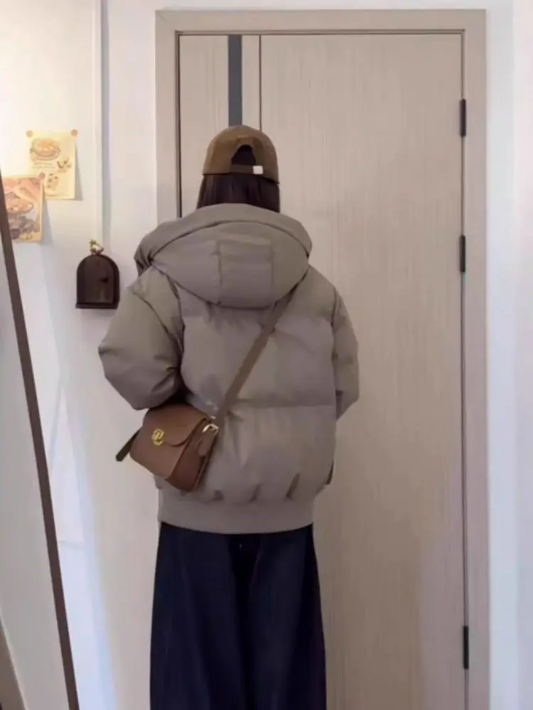 

Puffer Parkas Womens Quilted Padded Winter Cotton Warm Cozy Soft Breathable Fabric Casual Fashion Waterproof Windproof Hooded GF