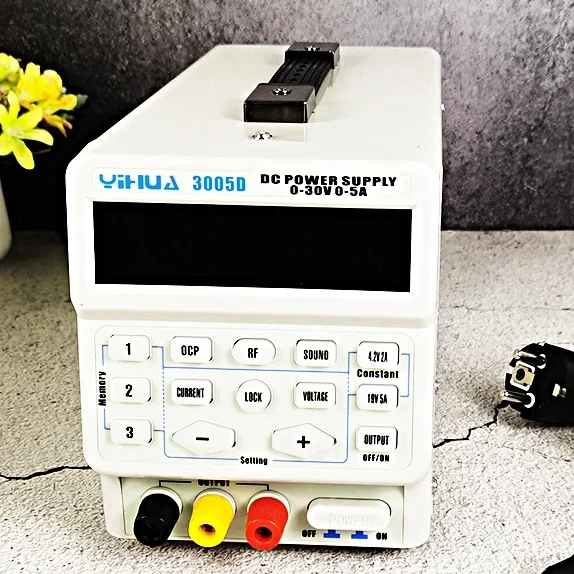 

YIHUA 3005D Digital PSU 150W 30V 5A Adjustable Output Memory Function Lightweight