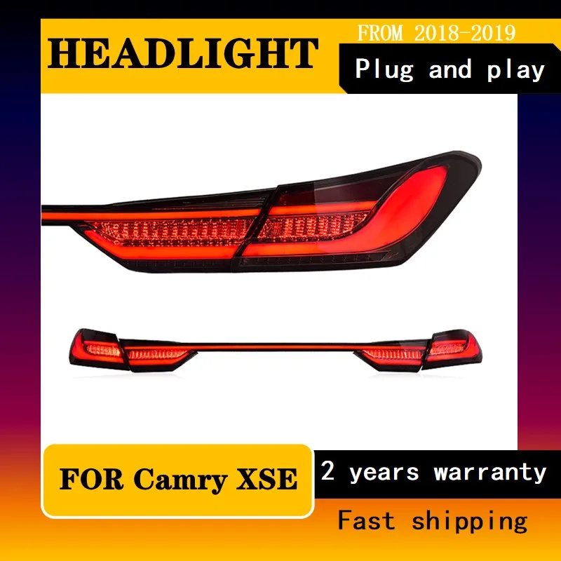 Auto lichter für toyota camry xse led rücklicht 2008-2015 camry rückfahr leuchte bremssignal drl reverse automobil zubehör