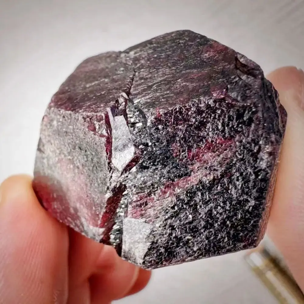 Granate rojo Natural, lote de piedras preciosas originales en bruto, piedras minerales crudas, espécimen de minerales curativos, regalo espiritual para decoración del hogar
