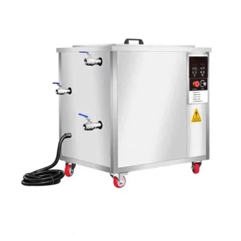 Stainless Steel Industrial Ultrasonic Cleaner Mobile Ultrasonic Washing Machine for Hardware PCB Jewelry Degreasing (customized)