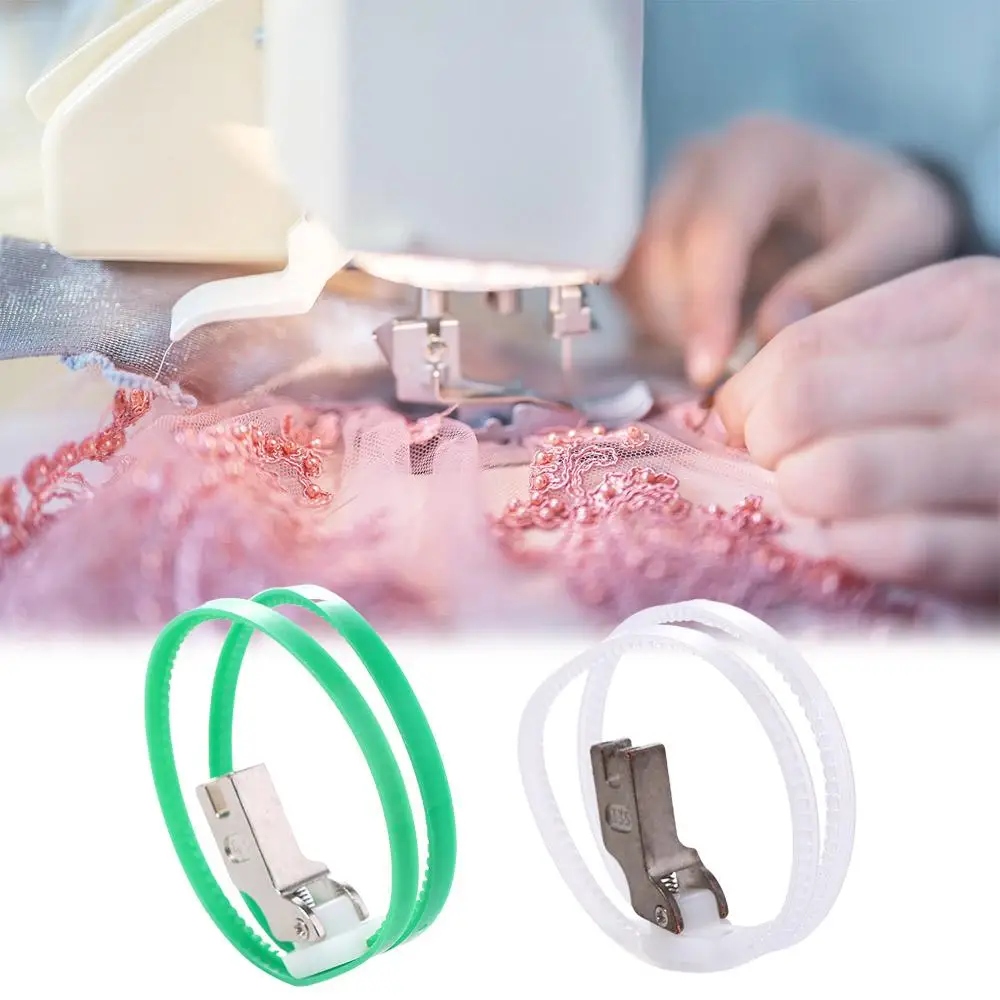 

Unilateral Industrial Double Roller Plastic Ring Sewing Machine Parts Roller Presser Foot Sewing Accessories Ring Presser Foot
