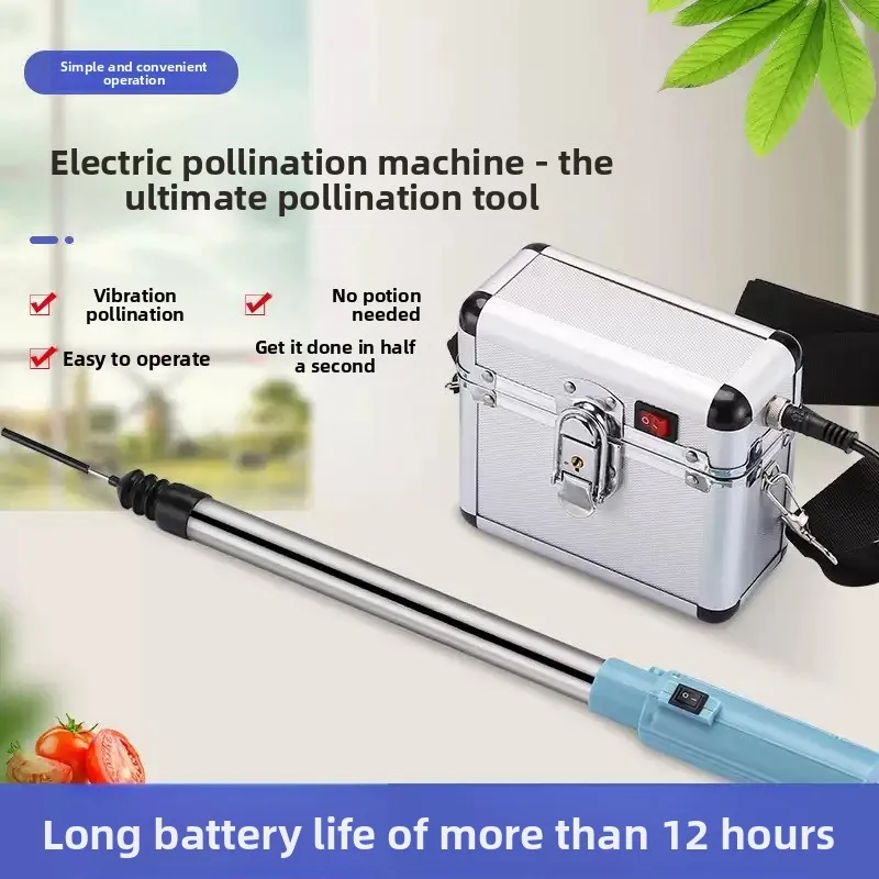 220V Electric Cordless Tomato Pollinator Greenhouse Cucumber Flower Pollination Tool For Plant Pollination