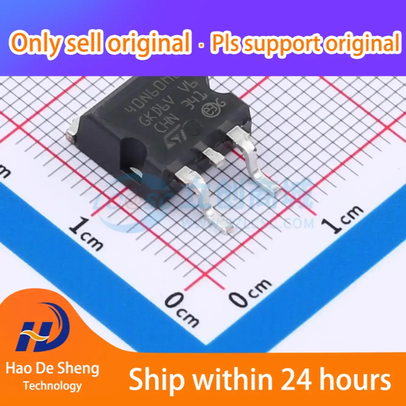 10PCS/LOT STB40N60M2 TO-263 New Original In Stock