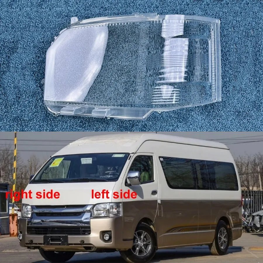 

For Toyota Hiace 2014 2015 2016 2017 2018 Headlight Cover Shade Headlamp Shell Transparent Lampshade Case Lens Plexiglass