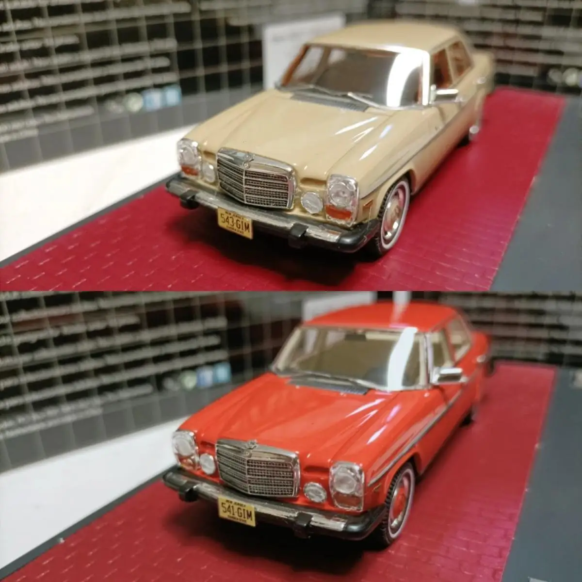 Matrix 1:43 300D W115 Diesel 1974 Vintage Car Simulation Limited Edition Resin Metal Static Car Model Toy Gift