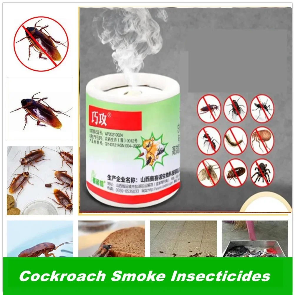 3pcs Cockroach Smoke Magical Smog For Mosquito Flies Bug Flea Ant Killer Insect Pest Control