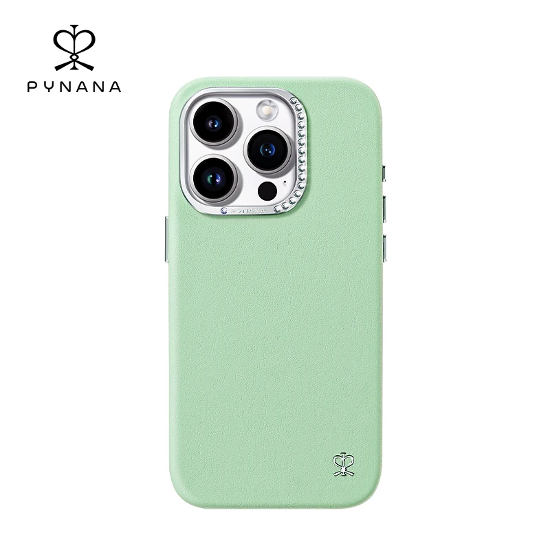 

PYNANA Starry Series Green Case For iPhone 15 14 Pro Max Official Case For iPhone 15 14 Pro Sparkling Crystal Designs Phone Case