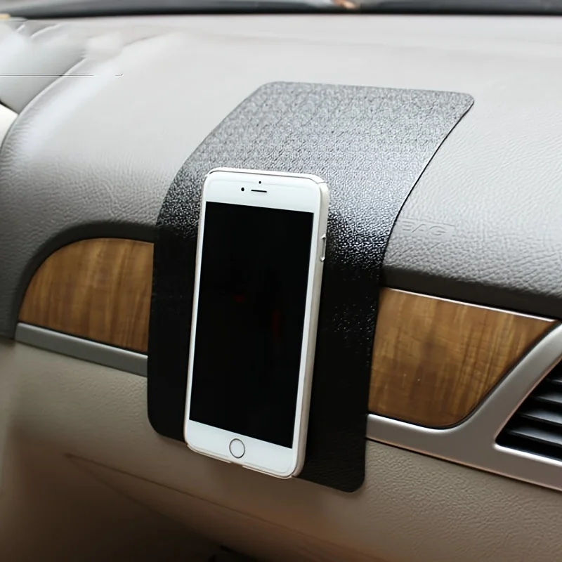 Anti-Slip Car Mat Car Phone Holder Anti-Slip Mat Dashboard Ornament Mat Storage Mat Heat-Resistant Dashboard Phone Holder