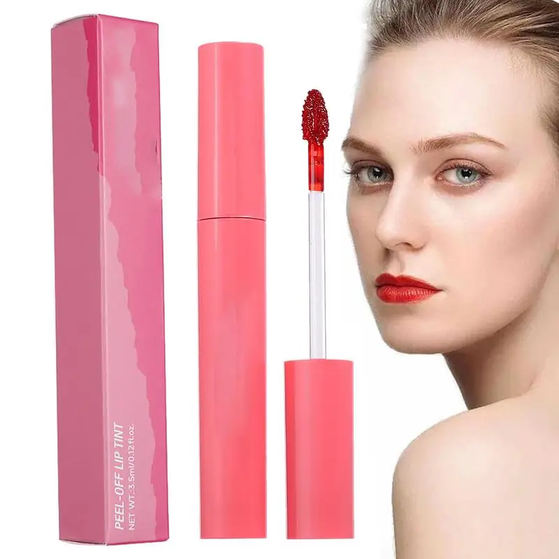 Afpellen Lipvlek Waterdichte Peeling Vloeistof Waterdichte Langdurige Lipgloss Tint Hydraterende Afscheuren Lipvlek Voor Make-Up