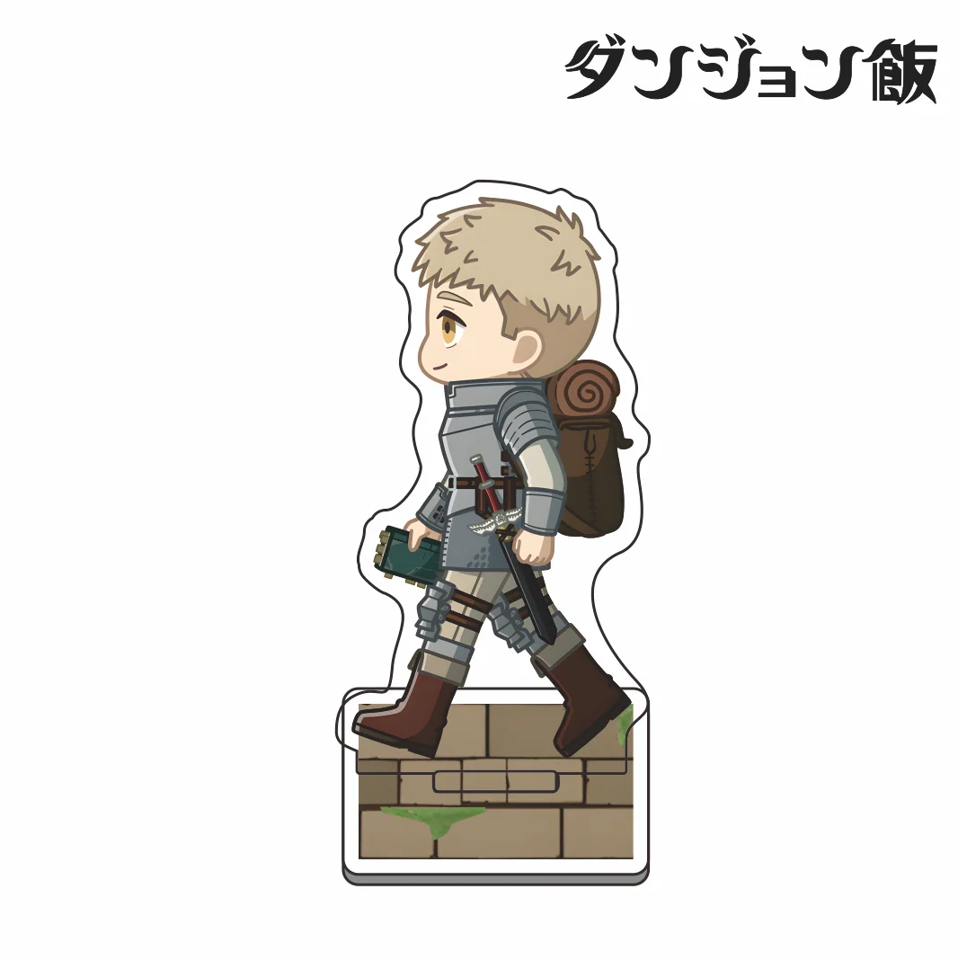 Delicious in Dungeon Laios Touden Acrylic Keychain Anime Character Desk Display Stand Otaku Fan Gift Anime Collectible Ornament