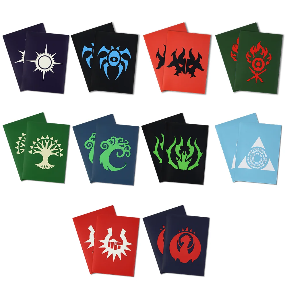 60PCS 66×91mm 멀티 스타일 아트 카드 슬리브 보드 게임 카드 보호기 PKM/MTG/PTCG 카드용 역사적 최저가