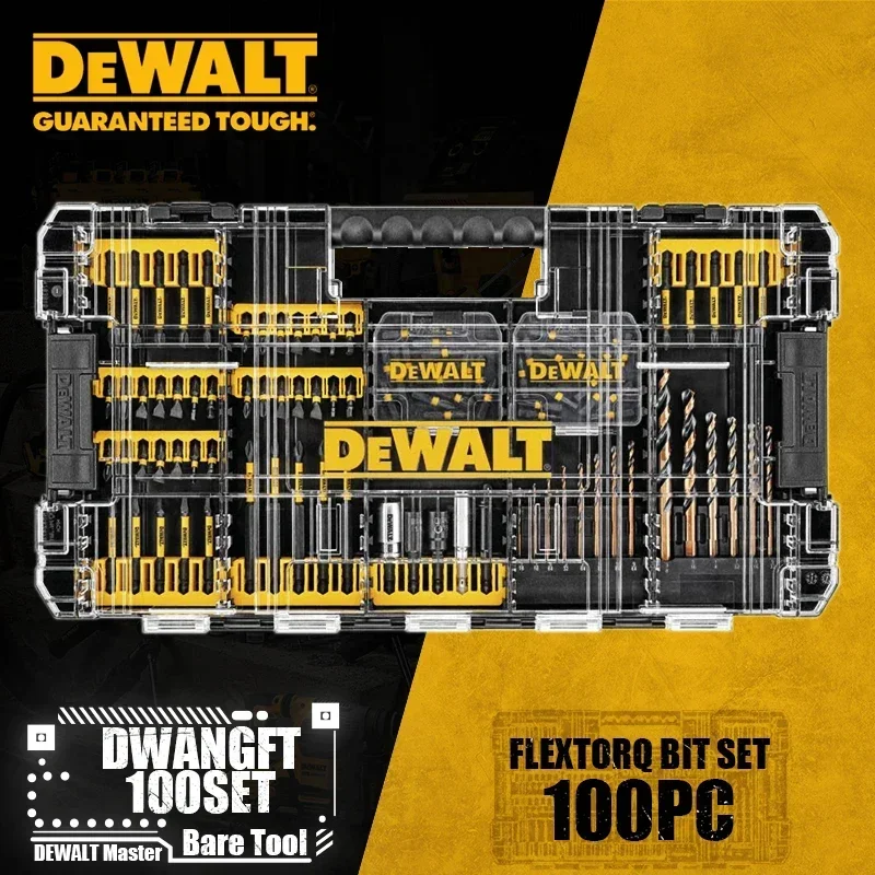 DEWALT juego de brocas para taladro, accesorios para herramientas eléctricas, DWANGFT100SET, DT71563, DT70758, DT70705, DT70732T, DT70730T, DT70702