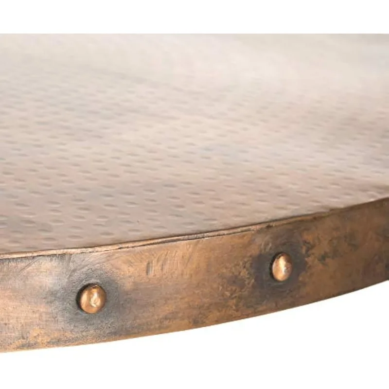 Copper Crank Table，add The Perfect Accent To Your Home，Crafted of Iron