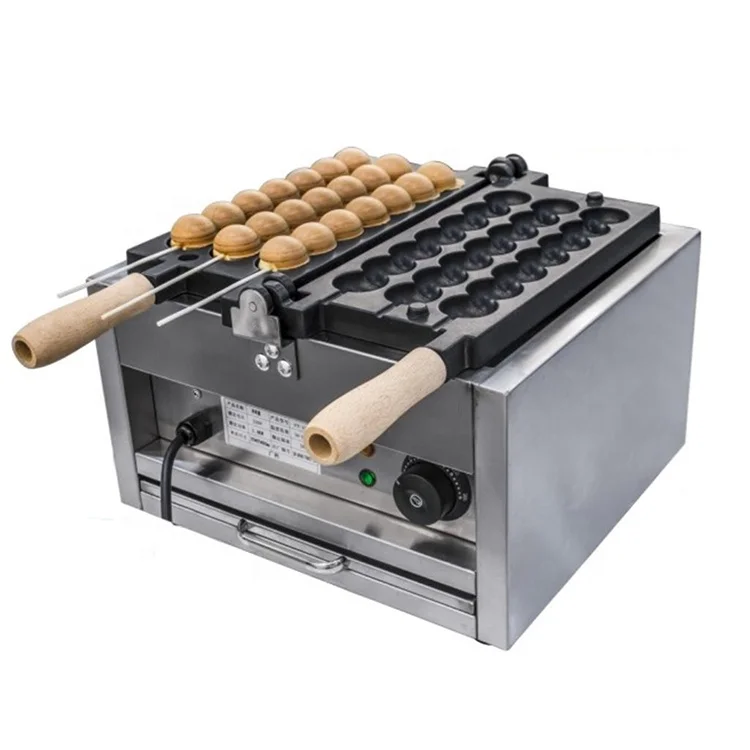 Snack Equipment New 2023 Belgian Waffle Ball Stick Maker Machine for Sale
