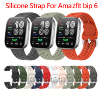 Original Silicone band For Amazfit Bip 6 Strap accessories sport breathable Soft Bracelet Correa pulseras for Amazfit Bip6 bands