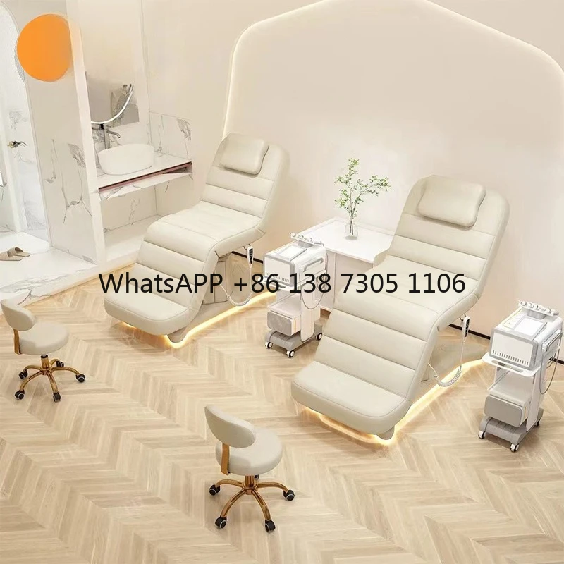 

Электрическая кровать для красоты, салон красоты, спа-массажная кровать для ресниц, микро-инъекционная кровать для лица