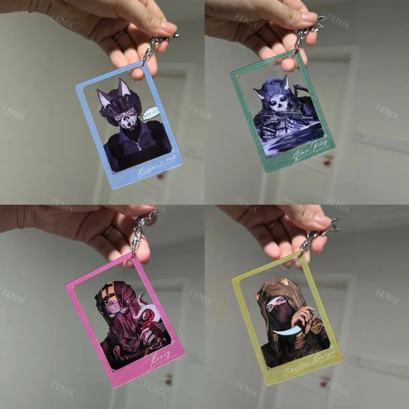 COD Acrylic Keychain Pendant Anime Game Bag Charm Figure Photo Cards Keyring Collection Ornament Goods Friend Gift Toy Accessory