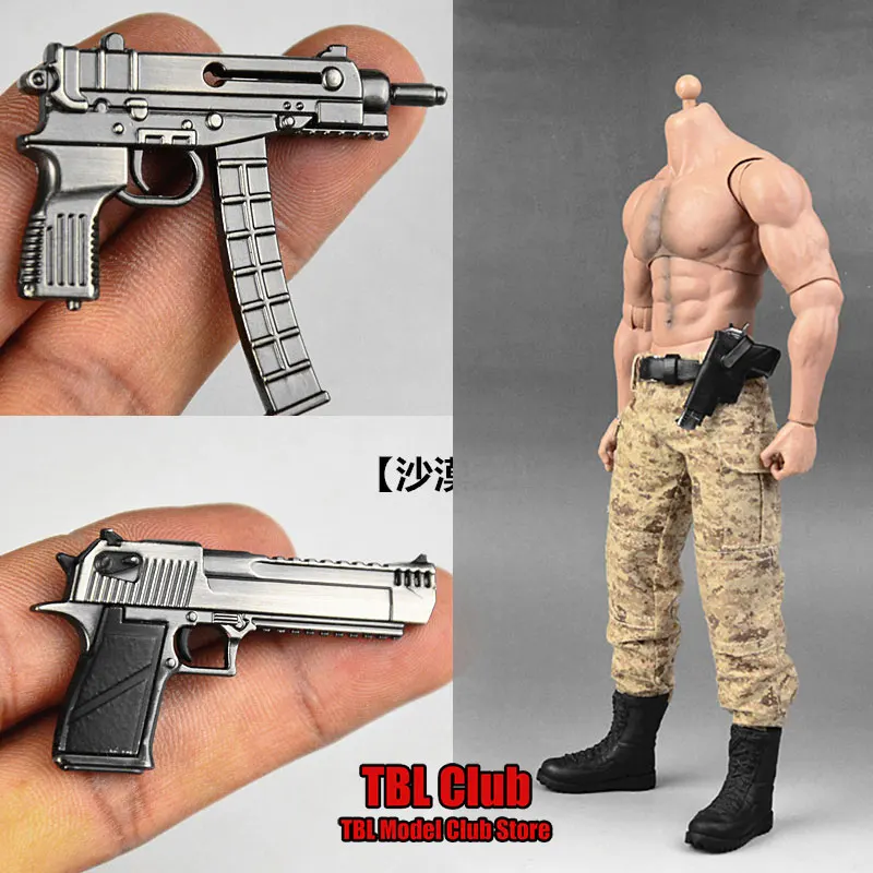 In Stock 1/6 Scale Miniature Non Launch P92 Revolver Weapon Holster Model Accessories For 12inch Action Figure Doll