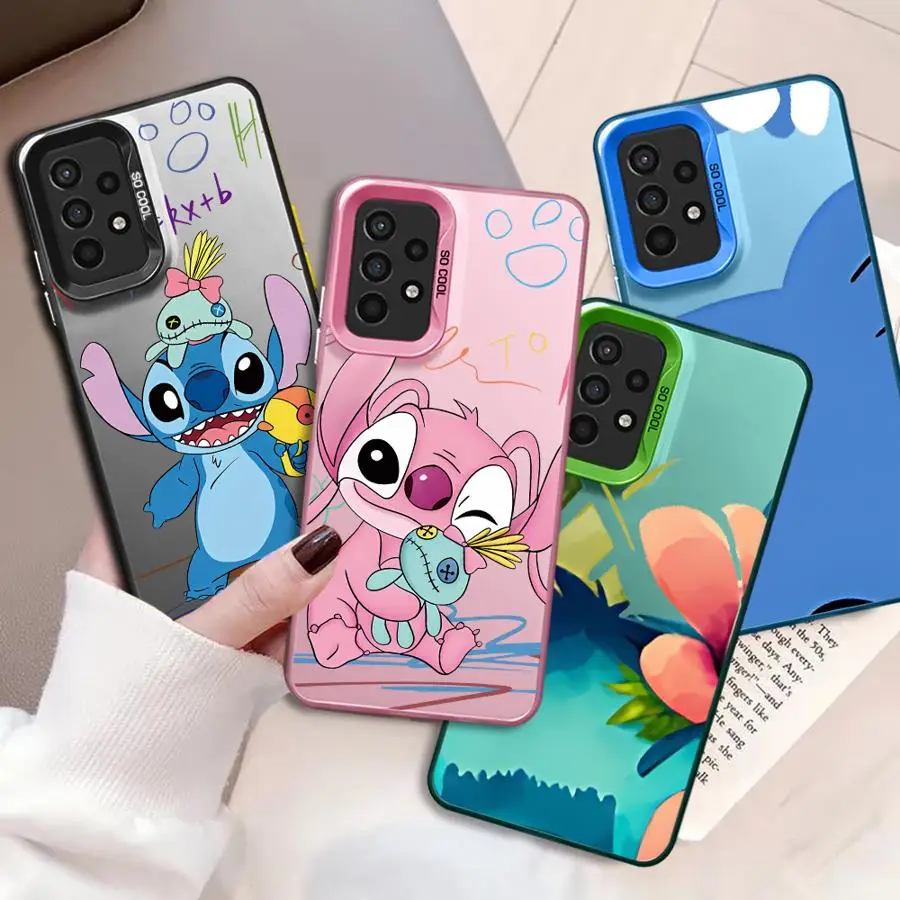 Stitch The Baby Disney Phone Case for Samsung Galaxy A31 A50 4G A03 Core A02 A13 A05 A10 A71 A73 A51 A03S A20S A30 A32 Cover