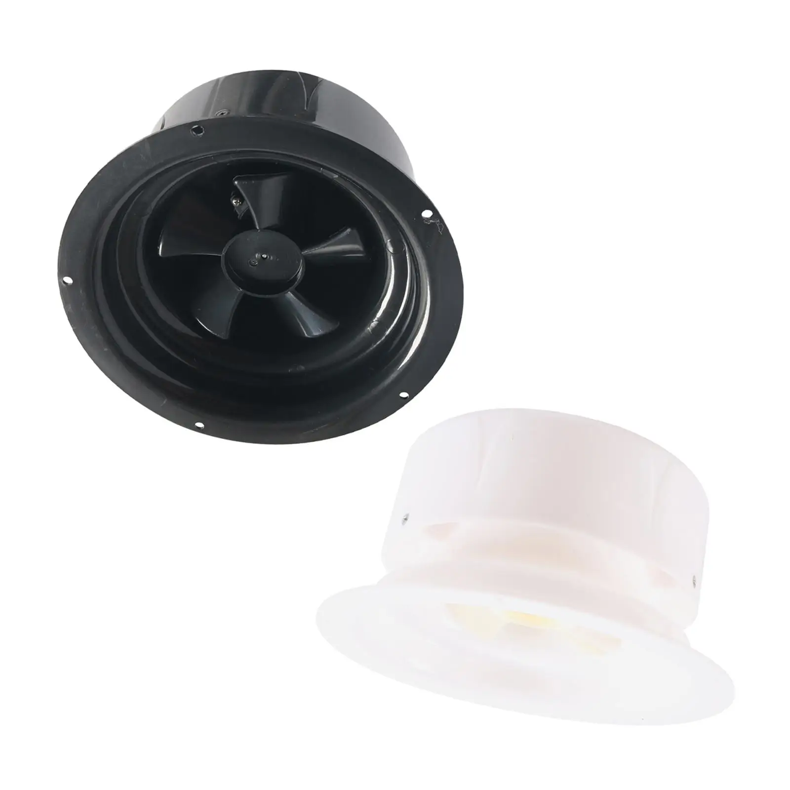 

Ventilation Fan Ceiling Vent Fan 2.4V Solar Powered Easy to Install, Accessories for Marine, Trailer, Yacht,