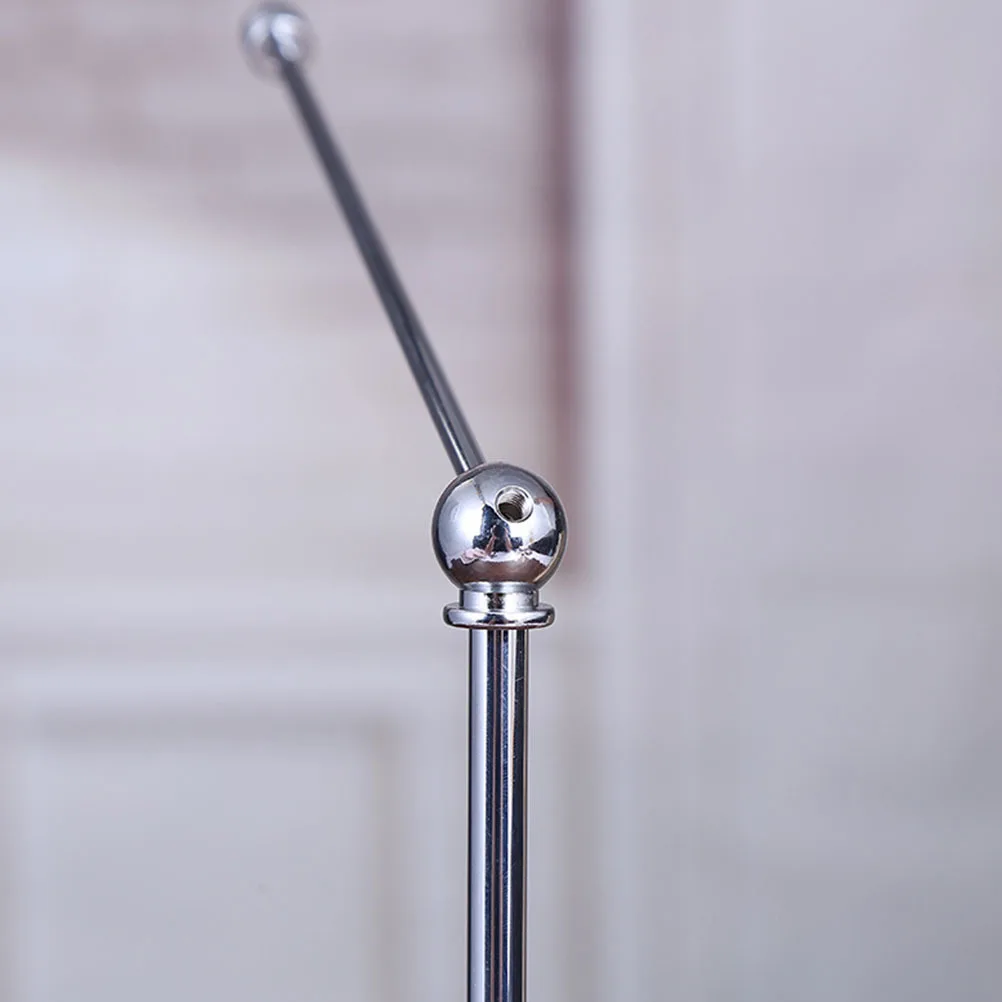 

1Set Crystal Base Flag Pole Desktop Holder for National Flag Decorative Stand Office Accessory Wear-Resistant Display Bracket