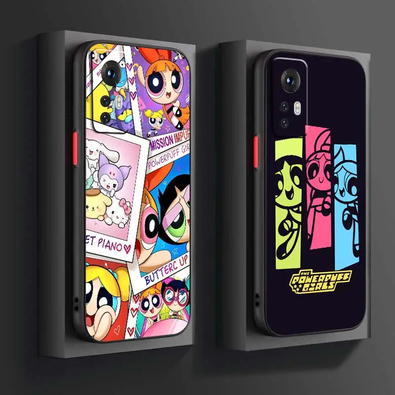 Die Powerpuffs Girls für Xiaomi Mi 13 12 12T 11T 11 11i 10T 10 9T Pro Lite Ultra 5G Frosted