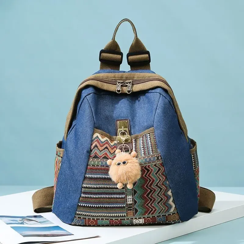 Online Celebrity Backpack Dirt-proof Large Size Minority Fashion Fallow All-match Ms. Portability Mommy Bag Durable