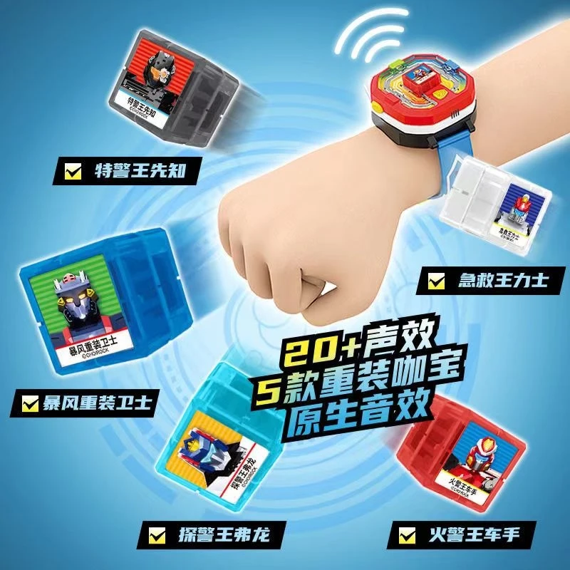 CARBOT Korean Cartoon Animation Deformation Car Summoning Chinese Music Watch PRO Flying Squad Cube Action Figure Robot Kids Toy