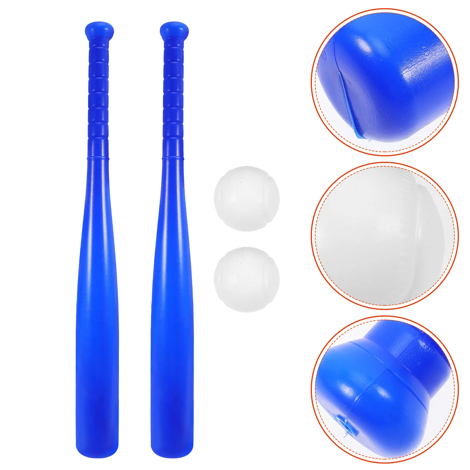 

1Set Plastic Baseball Set Children Bat Ball Interactive Outdoor Play for Toddlers Kids Baseball Set Toys for Age 2-4