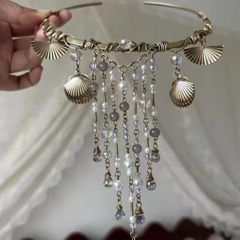 خمر البوهيمي قطرة الماء شرابة المختنق قلادة عالية الجودة الصناعة الثقيلة طوق مبالغ فيها سلسلة الترقوة الرقبة مجوهرات