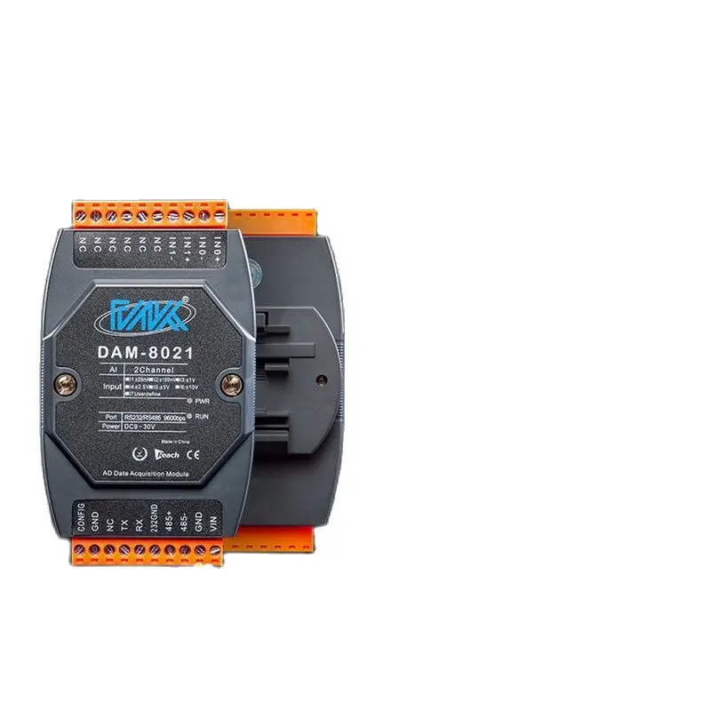 

4-20mA acquisition module RS485 intelligent analog remote IO card DAM-8021