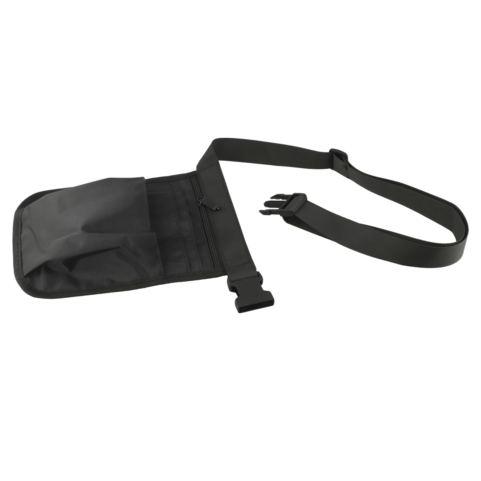 Borsa da cintura regolabile Borsa portaoggetti impermeabile nera Tasche multiple per attrezzi Chiusure con cerniera Fibbie resistenti